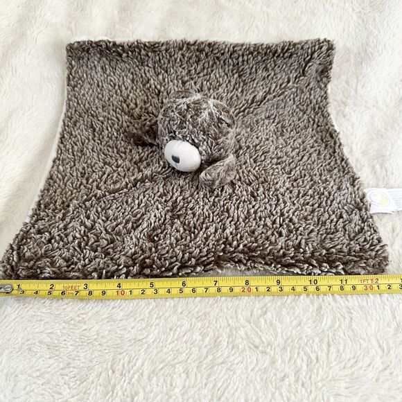 Animal Adventure Brown Frosted Teddy Bear Baby Security Blanket Lovey 2018 - Picture 6 of 6